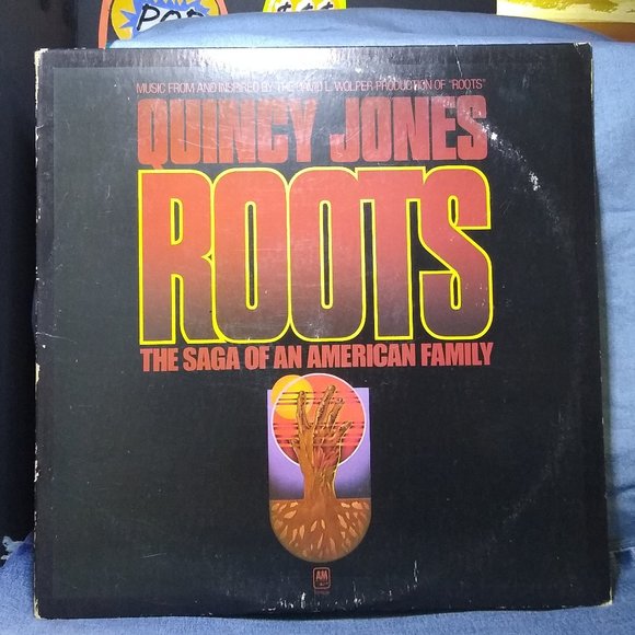 Quincy Jones Roots Saga of An American Family Soundtrack 1977 w/poster Vinyl rec - Picture 1 of 5